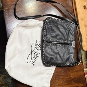 Brighton Black Studded Crossbody Bag